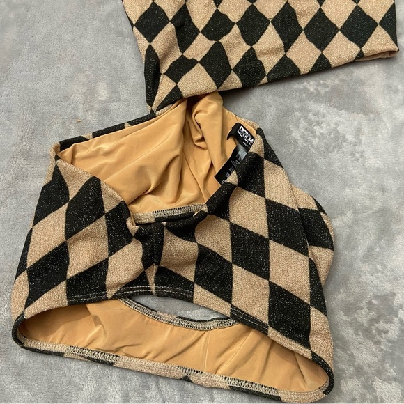 New! BEACH RIOT Celine One-Piece harlequin diamond pattern 27699 - Picture 12 of 12